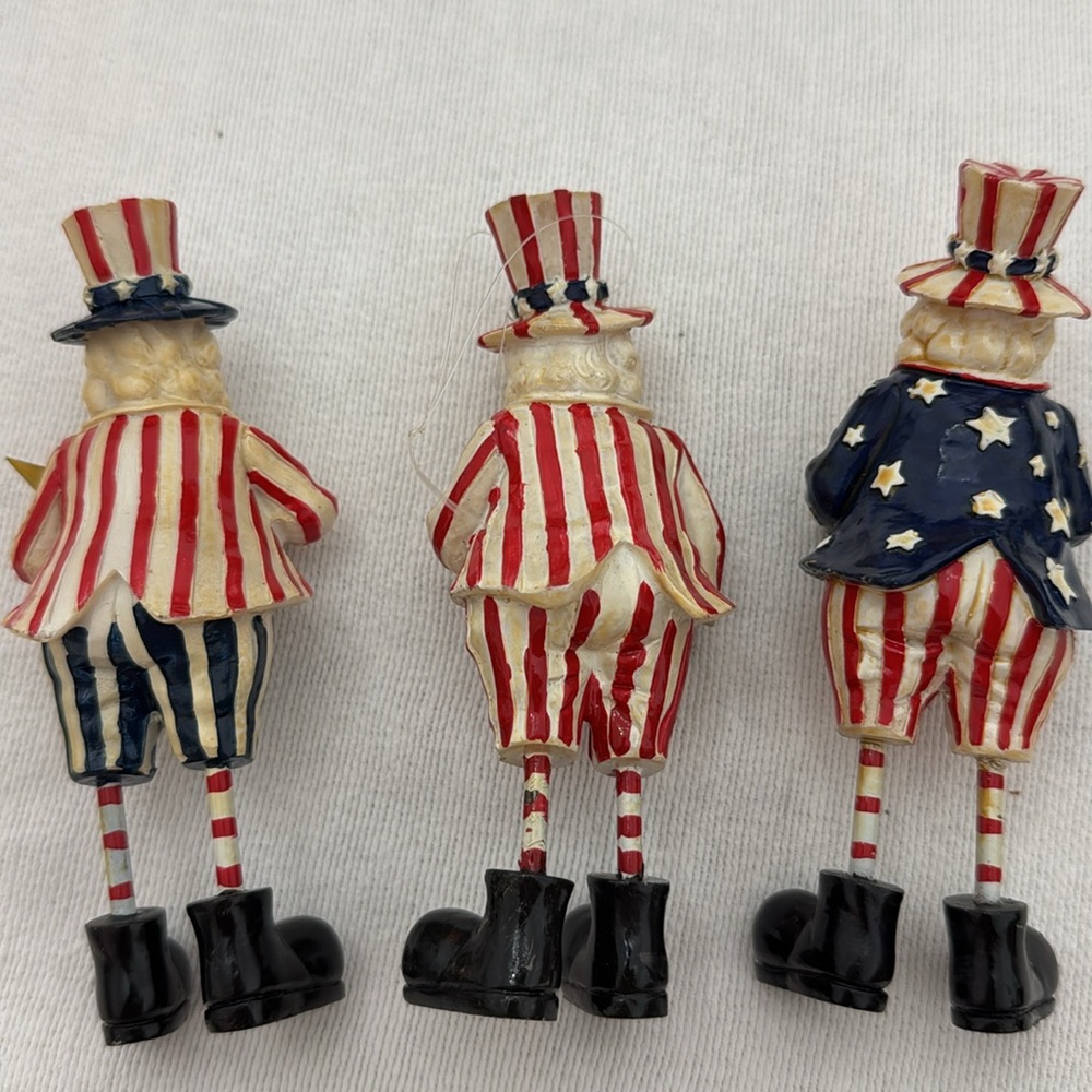 Patriotic Uncle Sam Figurines July 4th decor (mlb) - Picture 12 of 12